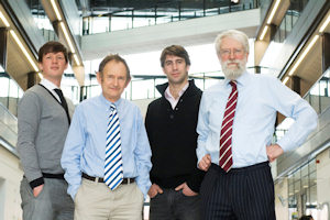 Dr Paul Johnson, Prof Peter Duck, Dr Geoffrey Evatt, Prof Sydney Howell