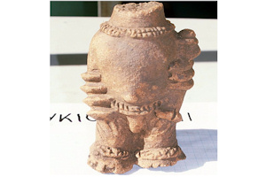 One of the figures excavated in Ghana