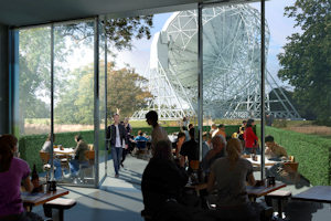 The new cafe at Jodrell Bank