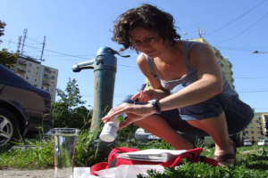 University of Manchester graduate Julia Leventon at work