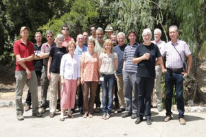 The academics at the ancient and historic site