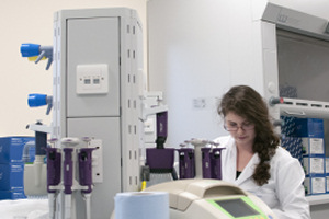 Helena working on Barcode Wales and Barcode UK
