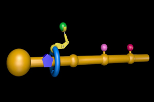 Molecule machine stacking molecules