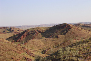 The North Pole area, Pilbara, Western Australia, where the samples came from.