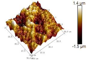 The new surface mimics surfaces found in the body