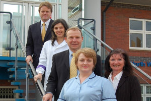 Professor David Denning and the Centre's new team