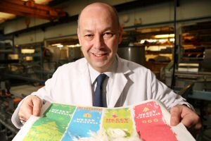 Prof Chris Carr in the Univerity's Paper Pilot Plant
