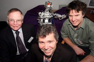 L to R: Professor John Gray, Professor Darwin Caldwell, Dr Martin Brown