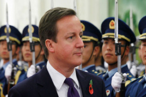 Mr Cameron on his visit to China