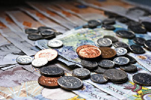 coins and banknotes