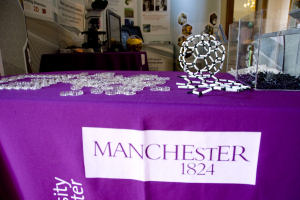 Graphene models on display at the exhibition