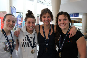 Rebecca Guy, second from right
