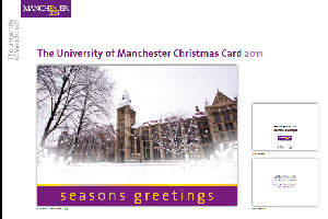 University Christmas card 2011