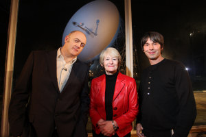Professor Dame Nancy Rothwell with Brian and Dara at last year's event