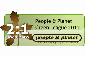 Green League 2:1 award badge