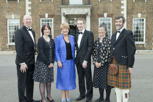 Professor Chew-Graham and Dr Coventry at the RCGB awards. Pic: Justin Grainge