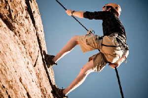 abseiling