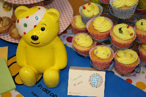 Pudsey and cupcakes