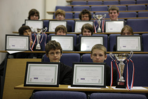 The winning teams from the 2012 competition