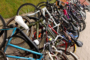 row of bikes