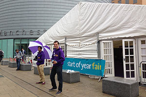 Start of year fair tent