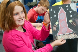 kids rocket night at jodrell bank discovery centre