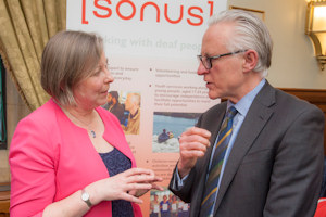 Professor Alys Young and Norman Lamb