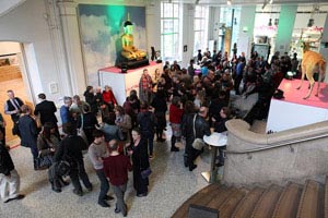 Crowd at Manchester Museum