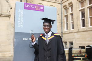 Emmanuel Oladipo who graduated as a doctor this week