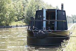 barge on a canal