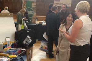 Delegates at the suppliers exhibition