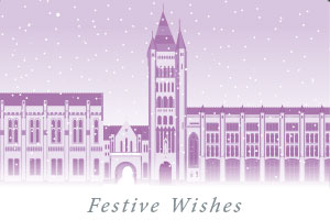Image of the front of the Christmas Card 