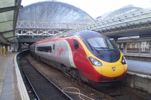 Train at Piccadilly Station