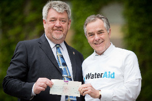 Will Spinks with Dave Boughen of WaterAid