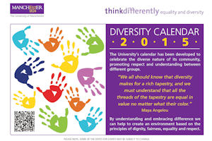 Diversity Calendar 2015 front page
