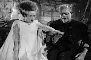 A scene from Bride of Frankenstein 