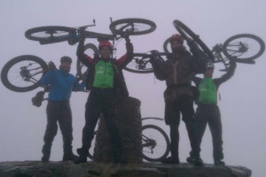 On the summit of Snowdon