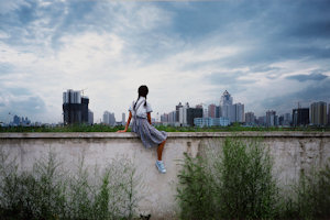 On the Wall - Shenzhen (i) (2002) by Weng Fen