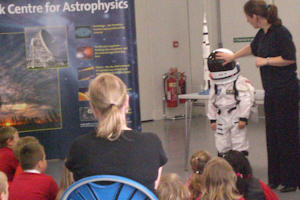 Children at Jodrell Bank Discovery Centre