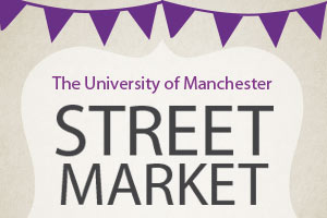 street market text image