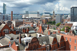 View of Manchester from Sackville Street