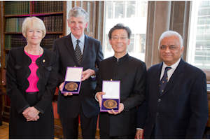 Nancy Rothwell,Robert Hough, Gerry Yeung and Anil Ruia