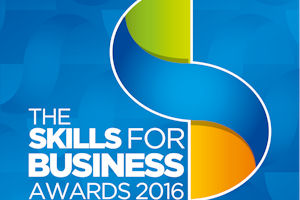 Logo for skills for business awards 