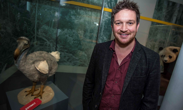 Ben Garrod with dodo