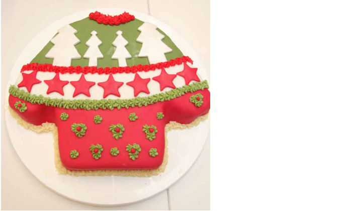 Ginger Christmas Jumper Cake