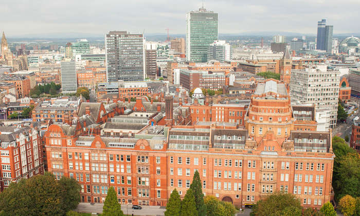 Aerial view of Sackville Street Building, North Campus