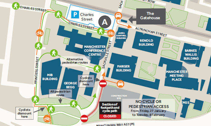 Cycle route change