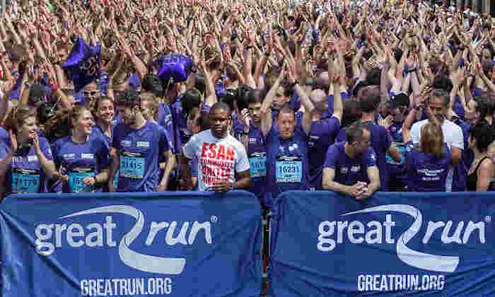 Purple Wave in Great Manchester Run