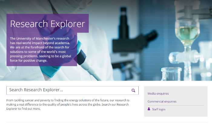 Research Explorer website