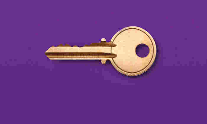 A key